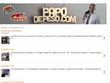 Tablet Screenshot of papodepeso.com